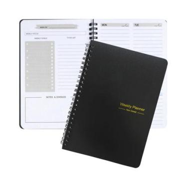 Imagem de Planejador Semanal A5 2024, Agenda De 52 Semanas Com Bolsa, Material E