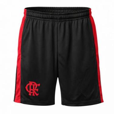 Imagem de Bermuda Flamengo Crux Rubro Negro - Masculino Tamanho:GGCor:Preto, GG,