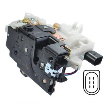 Imagem de Fechadura Elétrica de Porta Traseira Esquerda F103 para Golf 2007 a 2013 com Trava Central e Controle Universal