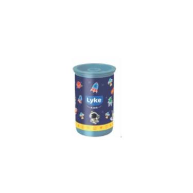 Imagem de Apontador Cilíndrico 2 Furos com Depósito Lyke Estampa 1 para Lápis Fino e Grosso com Design Compacto