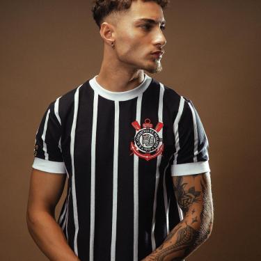 Imagem de Camisa Retrô Corinthians Democracia 1982 Masculina Oficial-Masculino