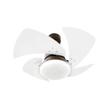 Imagem de Ventilador De Teto Tornado Infinitus Biturbo - Venti-Delta, Marrom Pá 