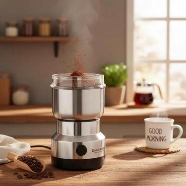 Imagem de Moedor Grãos Elétrico 200W Inox Café Pimenta Sementes Bivolt - Yeet, B