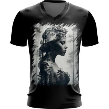Imagem de Camiseta Gola V Pesca Rainha da Floresta Nórdica 3 - Kasubeck Store, B