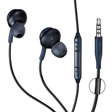 Imagem de Fone In-Ear Gamer Cirilo Cabos com Microfone Preto para PC - Congratul