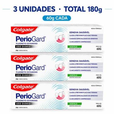 Imagem de Creme Dental Colgate Periogard Gengivite 60g Kit 3 Unidades
