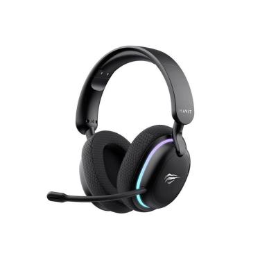 Imagem de Headset Gamer Sem Fio Professional Fuxi-H7, RGB, Tri Mode, Bluetooth, Recarregável, USB...