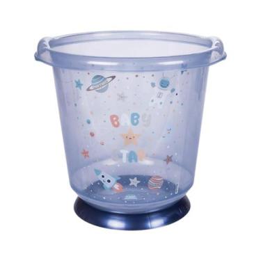 Imagem de Banheira Sensitive 17,2 Lts Infantil Ofurô De Bebê Plasútil, Astronaut