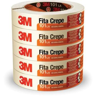 Imagem de Fita Crepe Escolar 101 24MMX50M. PCT.C/05 - 3M