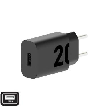 Imagem de Carregador USB tomada 20W TurboPower, sem Cabo, Preto, MOTOROLA MOTORO