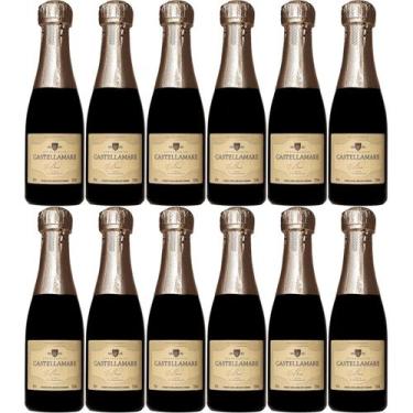 Imagem de Espumante Castellamare Brut Branco Charmat 187ml Caixa 12Un