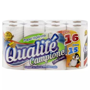 Imagem de Papel Higiênico Qualite Folha Dupla 16 rolos 30mt x 10cm - Ipel
