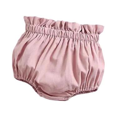 Imagem de Shorts De Algodão Para Meninas Bebê, Cores Doces, Roupas Para Bebês E 