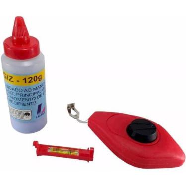 Imagem de Giz de linha vermelho com nível - lotus 3898