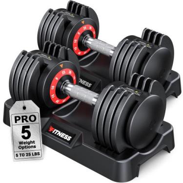Imagem de Halteres Ajustáveis Rendpas 5 em 1 211 kg com Pegada de Aço