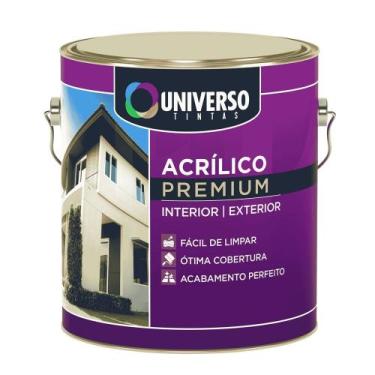 Imagem de Tinta Acetinada Premium 0,9L Branco Universo