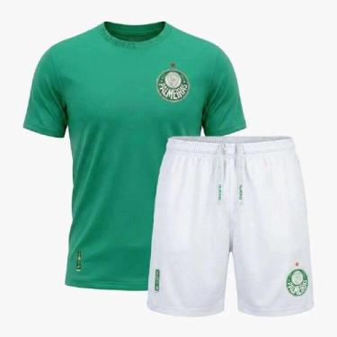Imagem de Kit Palmeiras Betel Sport 1914 Infantil - Verde - 6