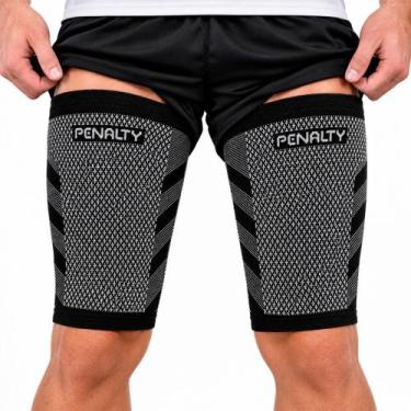 Imagem de Coxal Elástico Esportivo Penalty Knit Compressão Ajuste Anatômico, Pre