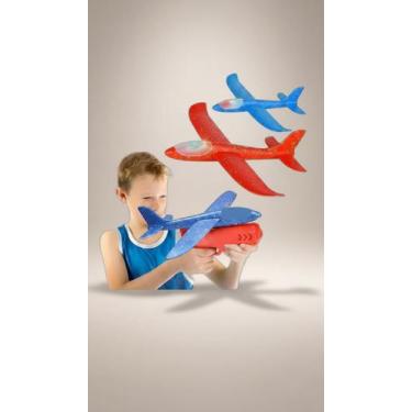 Imagem de Avião Lançador Catapulta Brinquedo Infantil - Congratulations Store