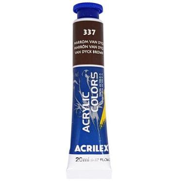 Imagem de Tinta Acrílica Acrylic Colors 20ml Bisnaga Acrilex, Marrom van dyck