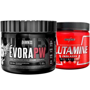 Imagem de Evora Pré Treino 150g + Glutamina Pura 300g Integralmedica, Frutas.Ver
