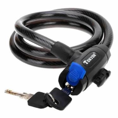 Imagem de Cadeado Bicicleta Bike Com Chave GTSM1 Sp Tonyon Lock 120CmX12MM D588-Unissex