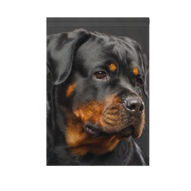Imagem de Hokkien BlueViper Linda Bandeira de jardim para cães de rottweiler legal 12 x 18 polegadas, bandeiras de quintal, bandeiras decorativas pequenas para jardim, gramado ao ar livre e decoração de jardim