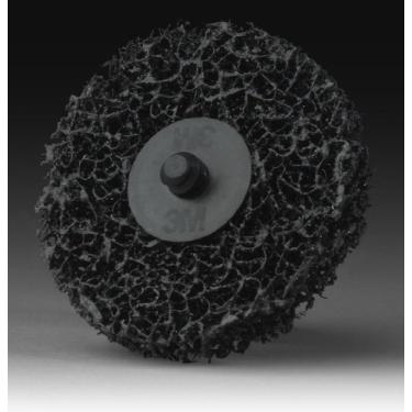 Imagem de 3M Scotch-Brite CR-DH Anzol de carboneto de silicone não trançado e disco de laço - Grau muito grosso - 5 em diâmetro - 10000 RPM máx. - 18483 [Preço por disco]