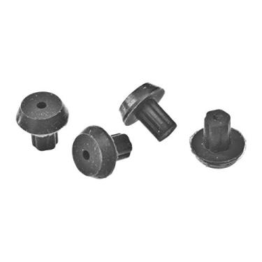Imagem de Bosch Kit de pastilhas de borracha para grelha de queimador 00413552, preto
