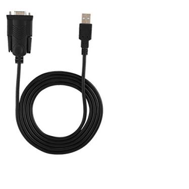 Imagem de Zopsc 1,5 m USB 2.0 para RS232 Cabo de porta serial fêmea adaptador conversor de cabo adaptador DB9 cabo conector fêmea universal