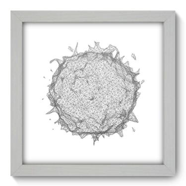 Imagem de Quadro Decorativo - Abstrato - 22cm x 22cm - 144qnaab