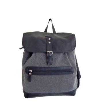 Imagem de Mochila Feminina Canvas High Zup Cor Cinza