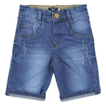 Imagem de Shorts Look Jeans Det. Cós Jeans - Unica - 01