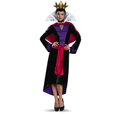 Imagem de Disguise Fantasia feminina adulta de luxo Evil Queen, Multi, L (12-14)