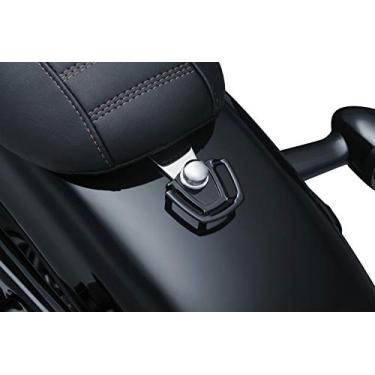 Imagem de Kuryakyn Âncora de amarração de parafuso para assento de motocicleta 5074: ponto de fixação de alça de bagagem/bolsa para motocicletas Harley-Davidson, preto brilhante