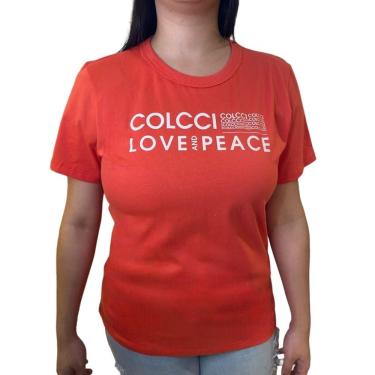 Imagem de Camiseta Colcci Feminina Vermelho Vermil