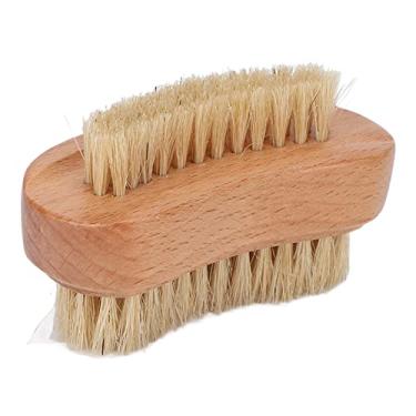 Imagem de Escova de unha para dedos e dedos de madeira dupla face unha escova de limpeza limpeza escova de unha de limpeza escova de unhas de madeira, escova de dedo do pé escova de unhas pincéis de arte de unhas arte de unhas e esmalte