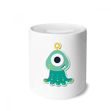 Imagem de DIYthinker Universe and Alien Cyclops Monster Money Box Ceramic Coin Case Piggy Bank Gift