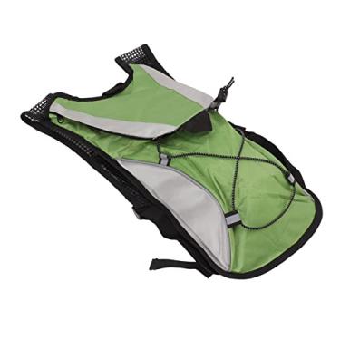 Imagem de AYNEFY Mochila de bicicleta 5L, mochila de hidratação impermeável para ciclismo para caminhadas (verde)