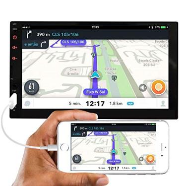 Imagem de Central Multimídia First Option 7830 7 Polegadas Espelhamento iOS Android MP3 MP4 MP5 Bluetooth USB SD FM AUX