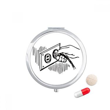 Imagem de Tomada padrão de circuito, diagrama de circuito, caixa de armazenamento de medicamentos, dispensador de recipiente