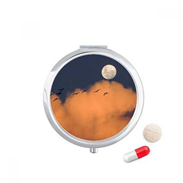 Imagem de Caixa de comprimidos Moon Dark Night Clouds para guardar remédios