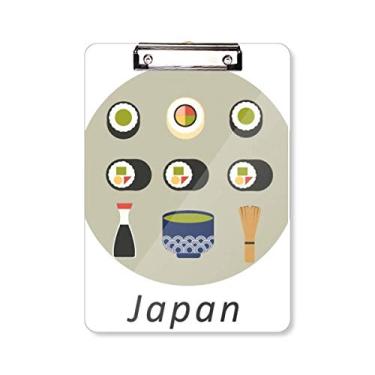 Imagem de Placa de apoio tradicional japonesa para sushi, pasta de sushi, placa de apoio A4