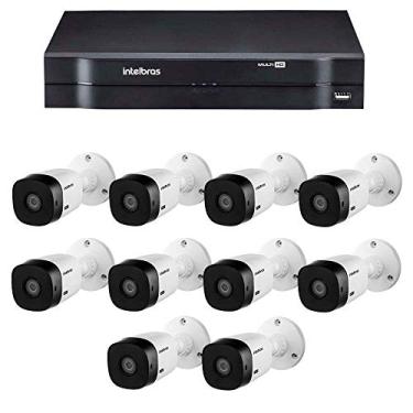 Imagem de Kit Intelbras 10 Câmeras HD 720p VHL 1120 B + DVR 1116 Intelbras + Acessórios