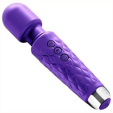 Imagem de Micro Varinha De Massagem Feminina - Varinha Massageador Sem Fio Sem Fio à Prova D'água, Massageador De Varinha Pessoal Recarregável De Mão, Massagem Terapêutica Corporal Pessoal De Mão