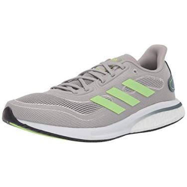 Imagem de adidas Supernova Masculina, Metal cinza/verde sinal/prata metálico, 7