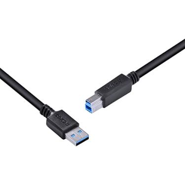Imagem de CABO PARA IMPRESSORA E HD EXTERNO USB A 3.0 MACHO PARA USB B 3.0 MACHO 28AWG PURO COBRE 2 METROS - PUABM3-2 - PCYES