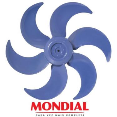 Imagem de Hélice Ventilador Mondial Azul 6 Pás 40cm Nv-06 6P/Nv-45 6P