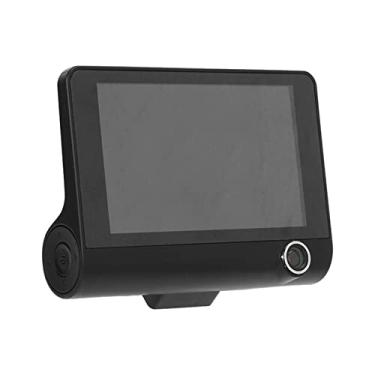Imagem de Dash Cam Recorder HDR Car Driving Recorder HD 170 Graus Wide Angle GPS Gravity Sensor Com Night Vision 3 Lentes Car Dashboard Camera Recorder