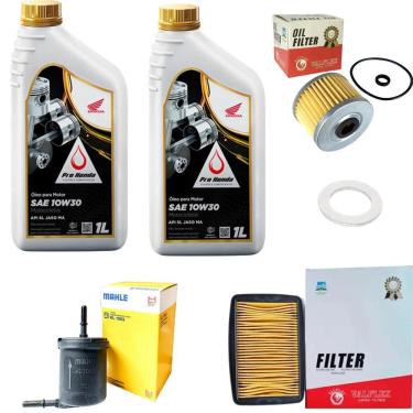 Imagem de Revisão Cb 250f Twister 2016 Á 2020 Filtros E Oleo Honda